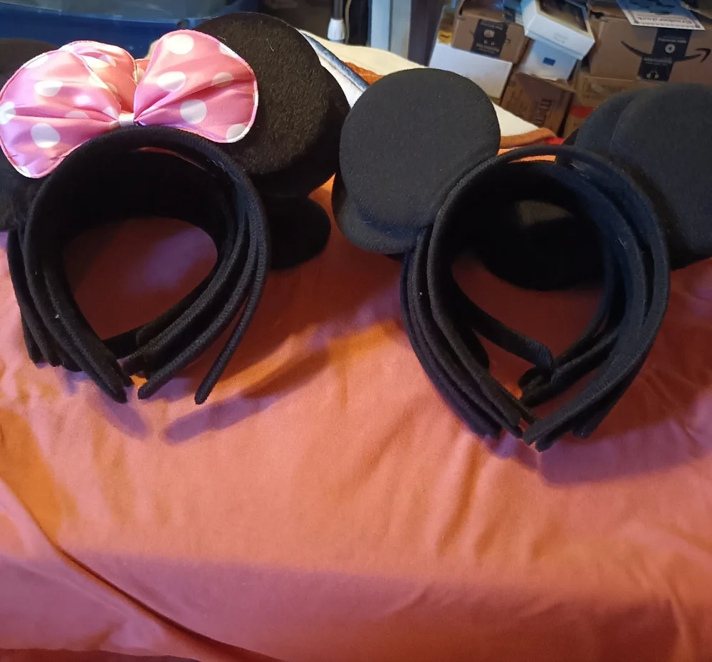 10 Mickey &.10 Minnie Mouse Headband Set